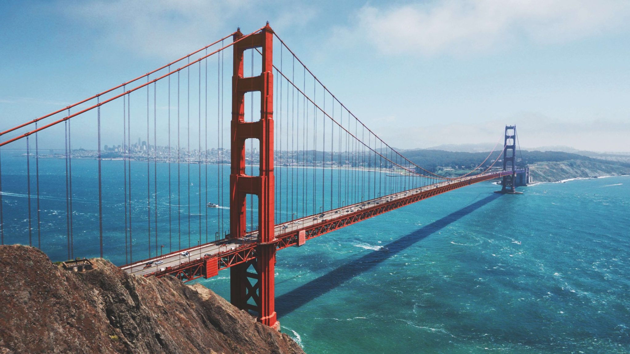 Autohuur Amerika Goldengate brug San Fransisco